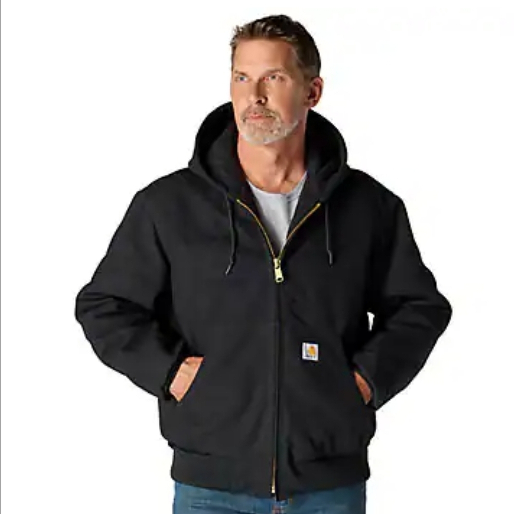 Carhartt Men's J140 Flannel Lined Jacket Size Medium Tall